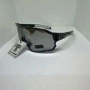 Tundra Wraparound Shield Sunglasses UV400 Mirrored Sport Style